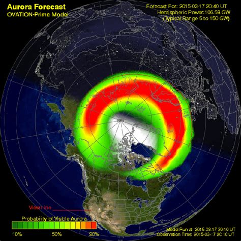 aurora borealis forecast toronto